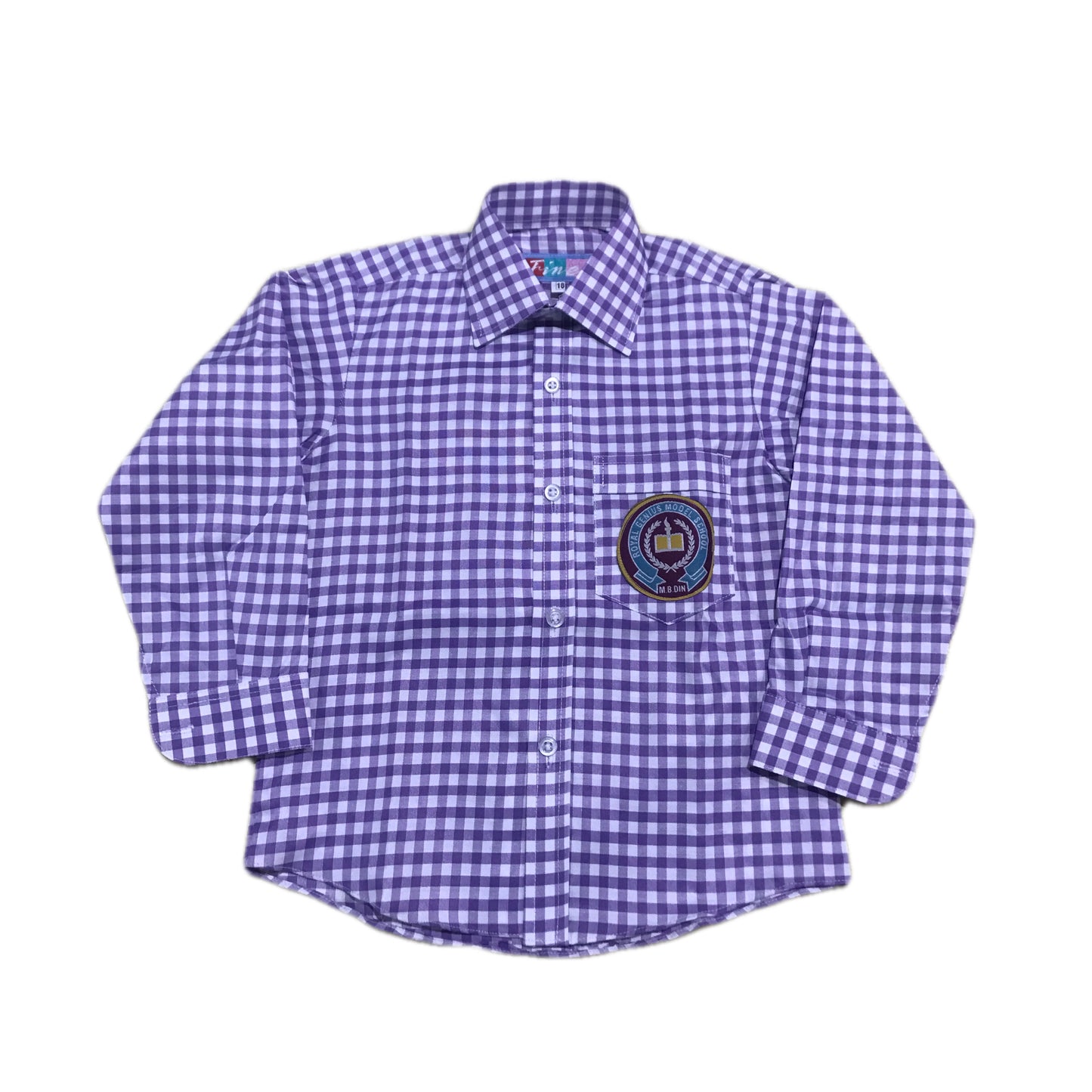 Royal Genius Model School Boys Shirt