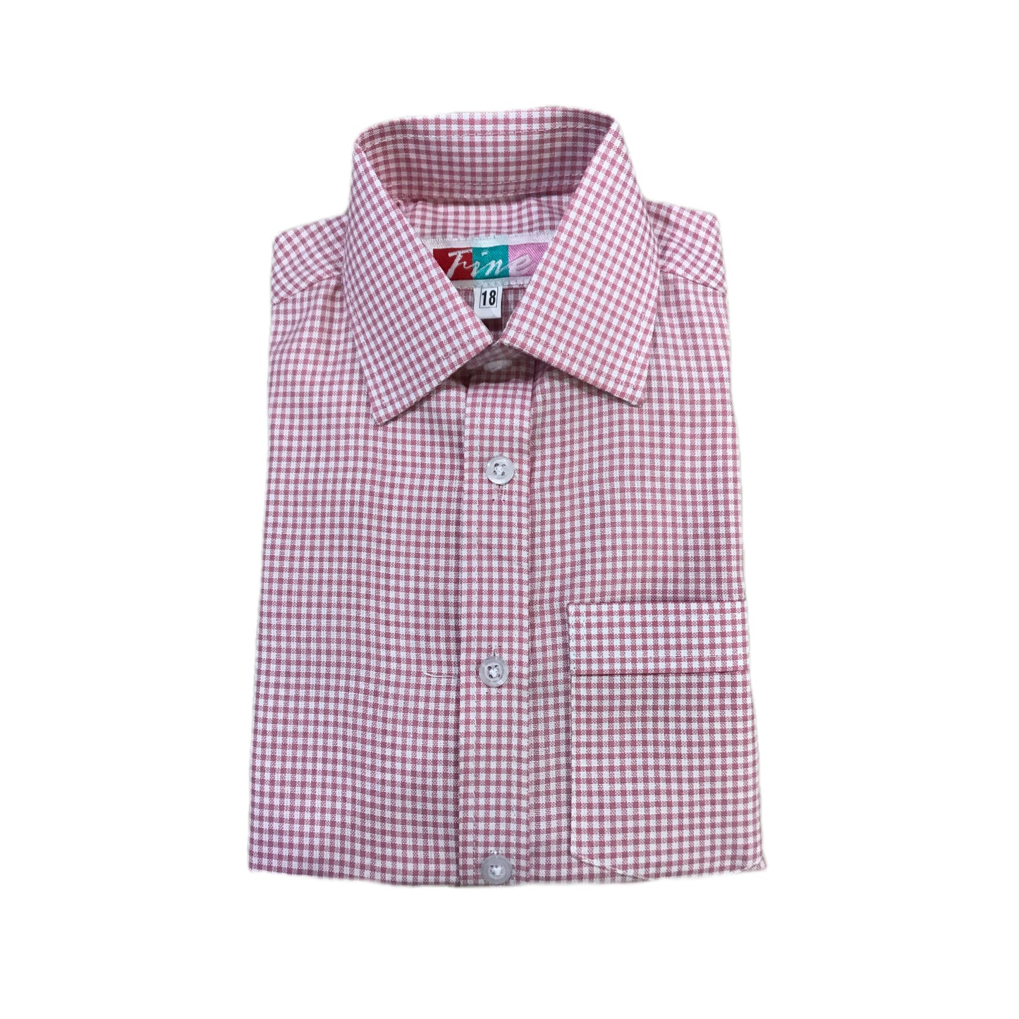 Pink Check Shirt