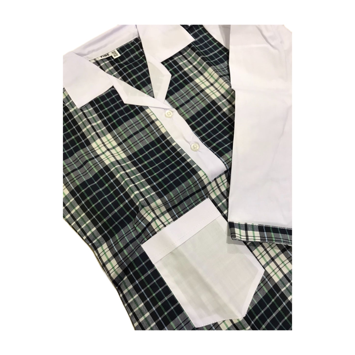 Ayesha check Girls Shirt