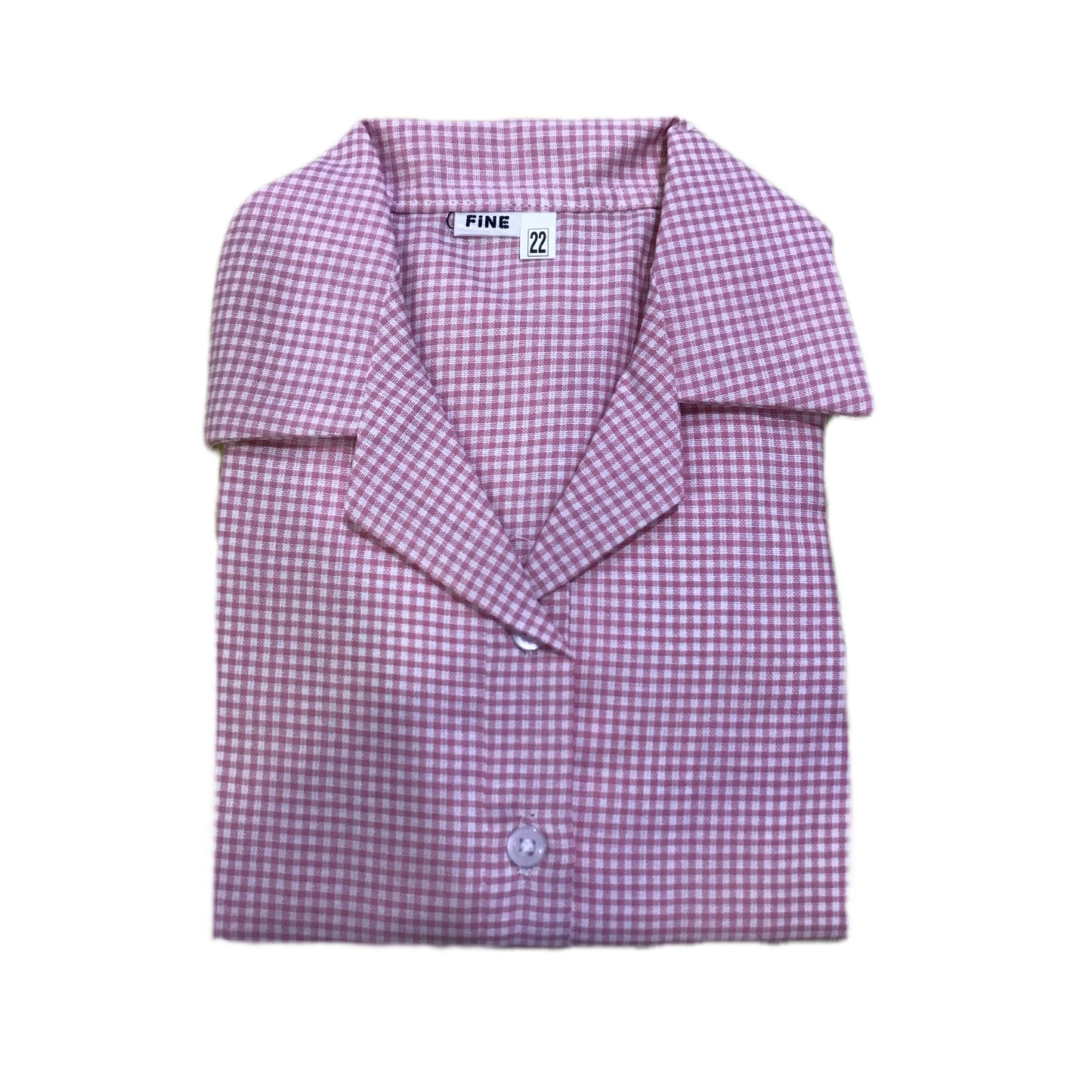 Pink Check Girls Shirt