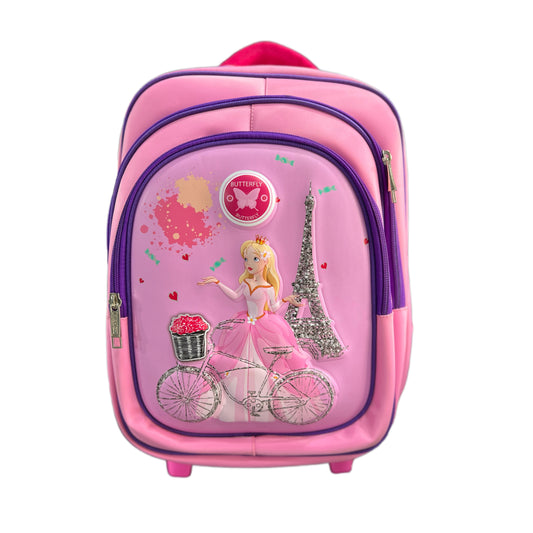 Double Handle Rolling Backpack