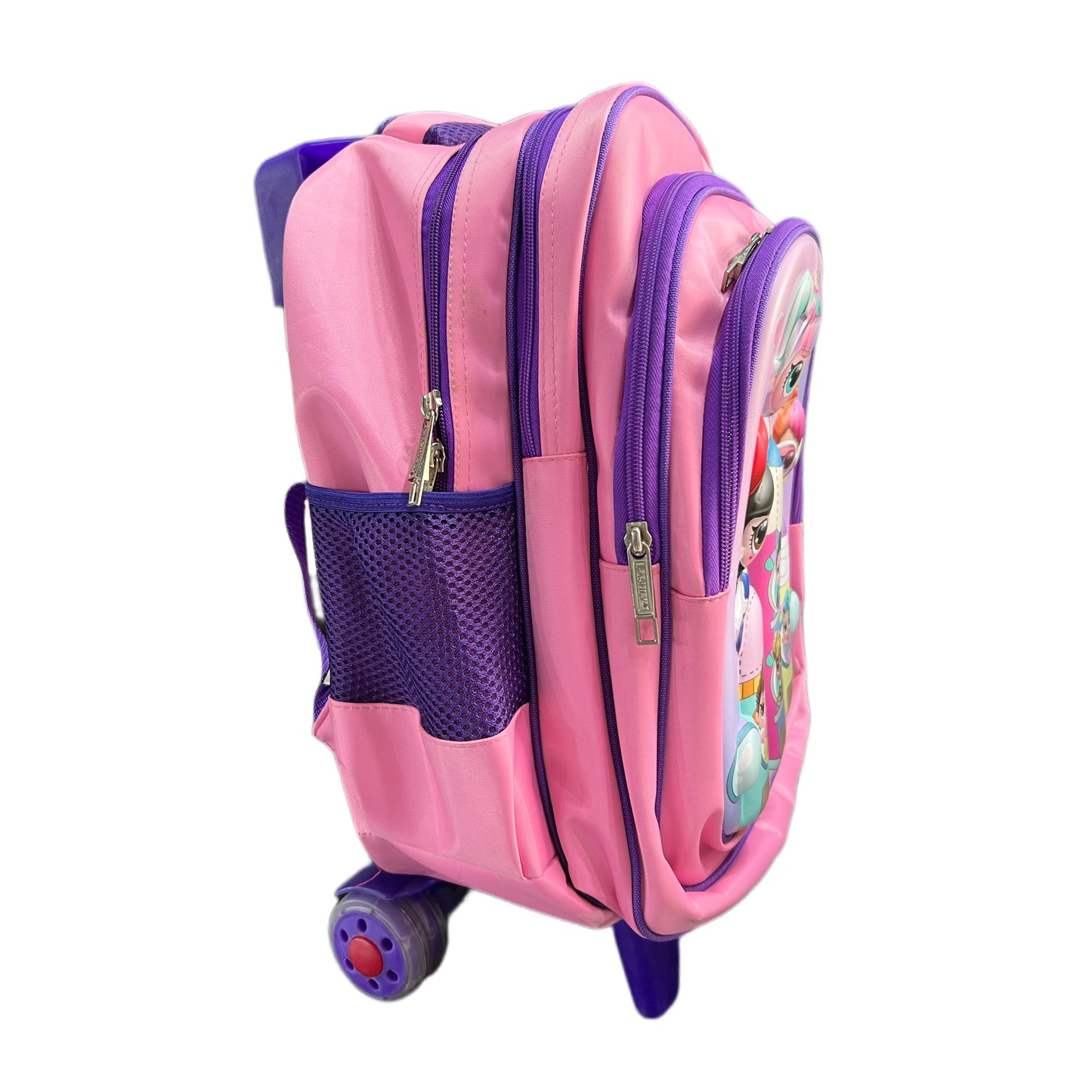 Double Handle Rolling Backpack