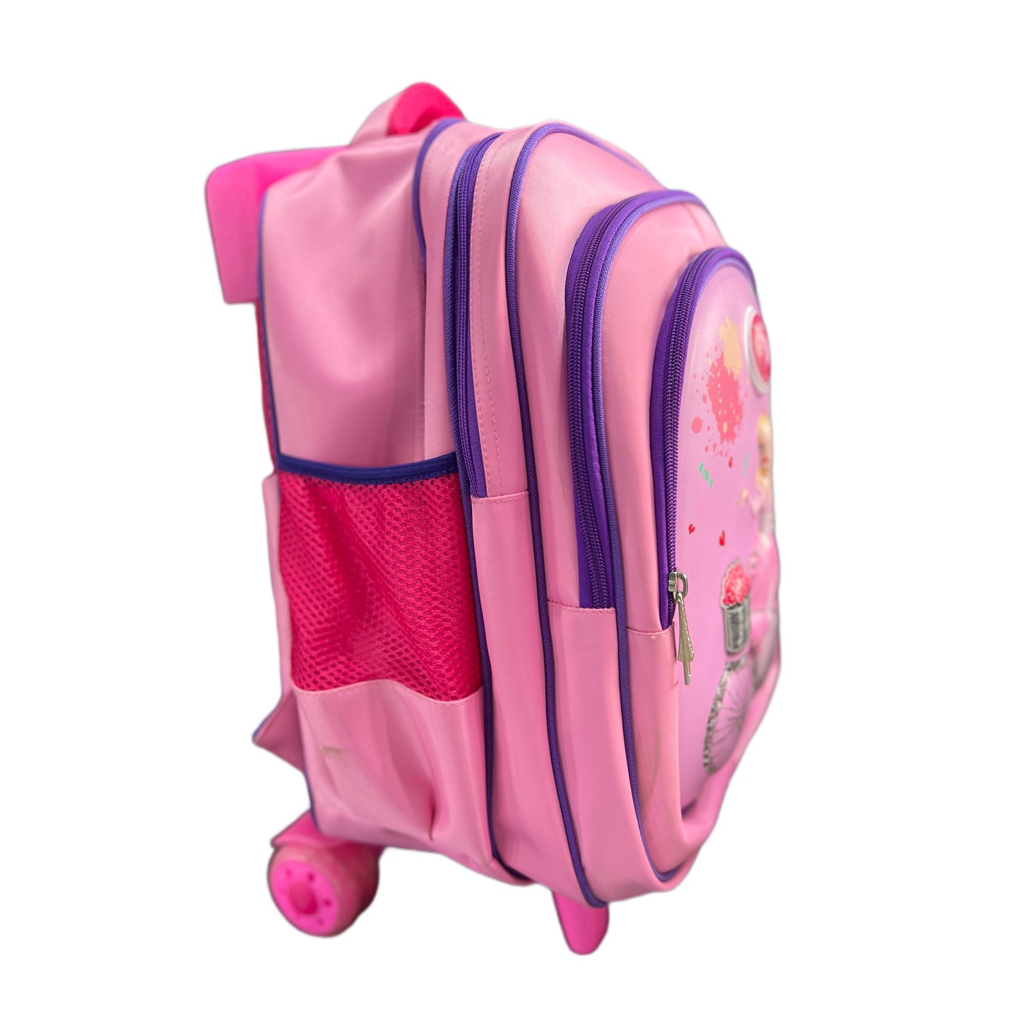 Double Handle Rolling Backpack